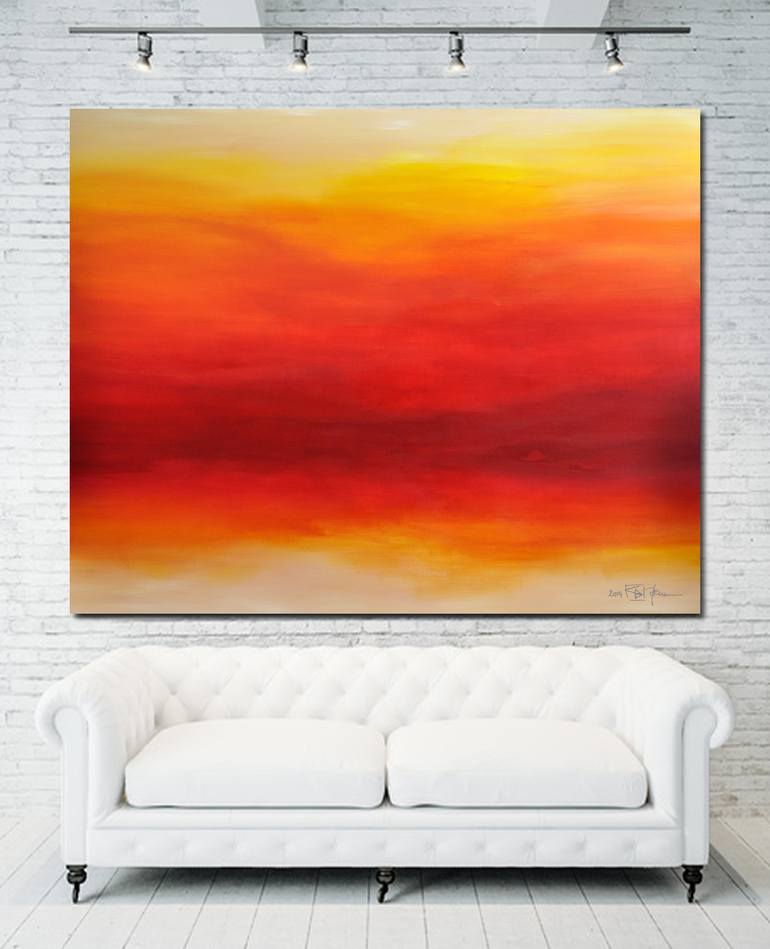 Original Abstract Expressionism Abstract Painting by Christian Bahr