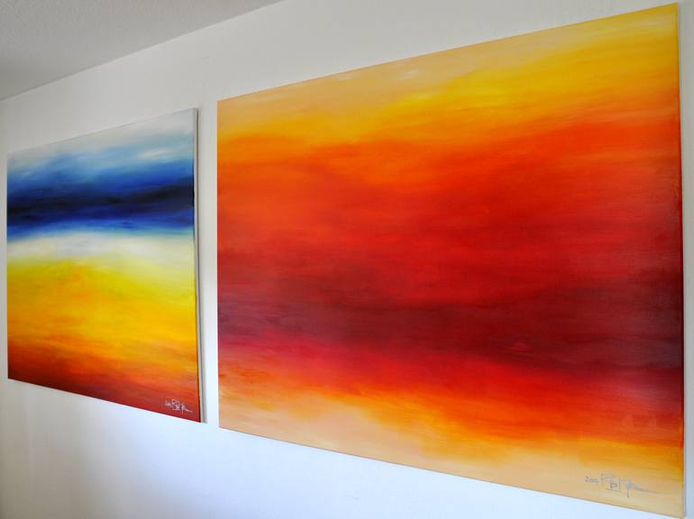 Original Abstract Expressionism Abstract Painting by Christian Bahr