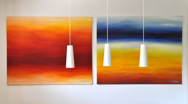 Original Abstract Expressionism Abstract Painting by Christian Bahr