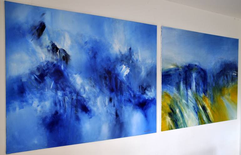 Original Abstract Expressionism Abstract Painting by Christian Bahr