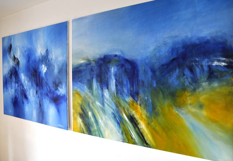 Original Abstract Expressionism Abstract Painting by Christian Bahr