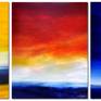 as right part of the triptych TIME IS DANCING FROM SUNSET TO SUNRISE II
