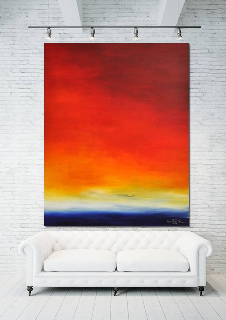 Original Abstract Expressionism Abstract Painting by Christian Bahr