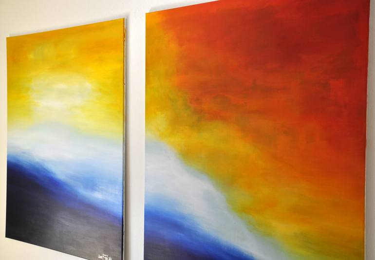 Original Abstract Expressionism Abstract Painting by Christian Bahr