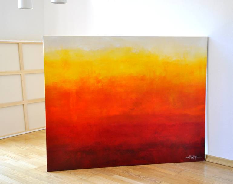 Original Abstract Expressionism Abstract Painting by Christian Bahr