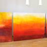 in the studio (as the center part of the triptych THE GENTLE ABSTRACTION OF LIGHT)