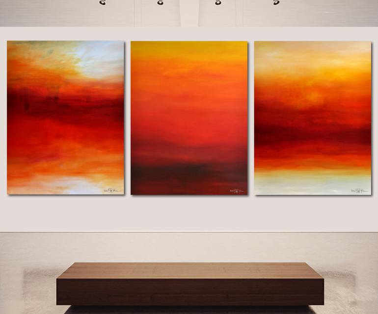 FROM THE PROMISING FIRST LIGHT TO THE VERY LAST LIGHT (triptych) - Print