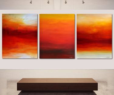 FROM THE PROMISING FIRST LIGHT TO THE VERY LAST LIGHT (triptych) thumb