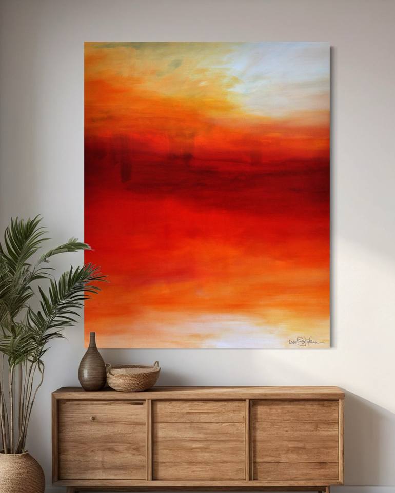 Original Abstract Landscape Painting by Christian Bahr