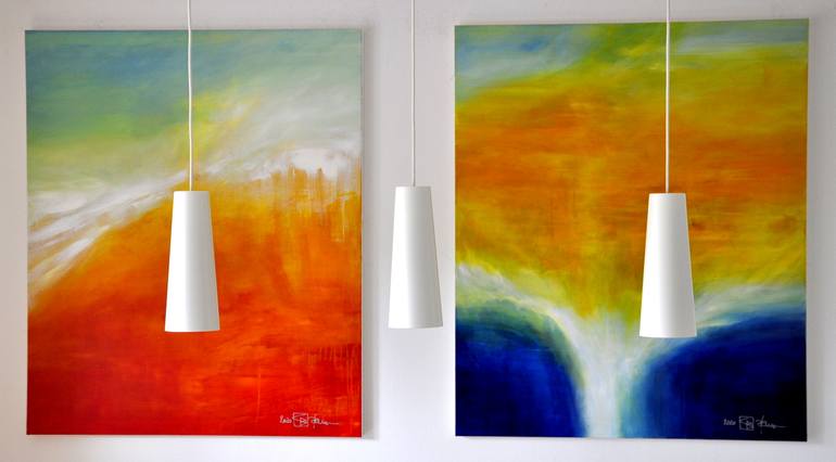 Original Abstract Expressionism Abstract Painting by Christian Bahr