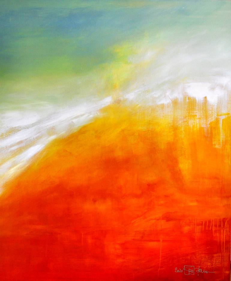 Original Abstract Expressionism Abstract Painting by Christian Bahr