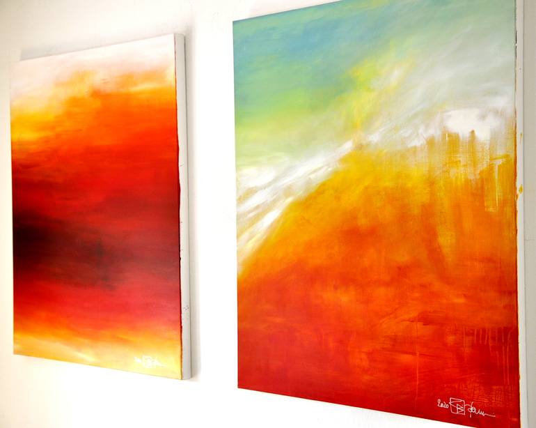 Original Abstract Expressionism Abstract Painting by Christian Bahr