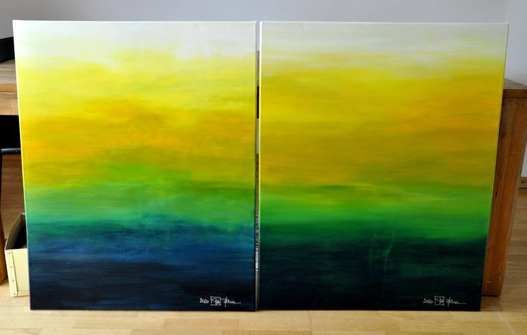 Original Abstract Expressionism Abstract Painting by Christian Bahr