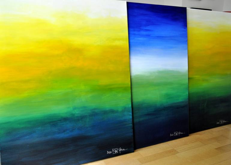 Original Abstract Expressionism Abstract Painting by Christian Bahr