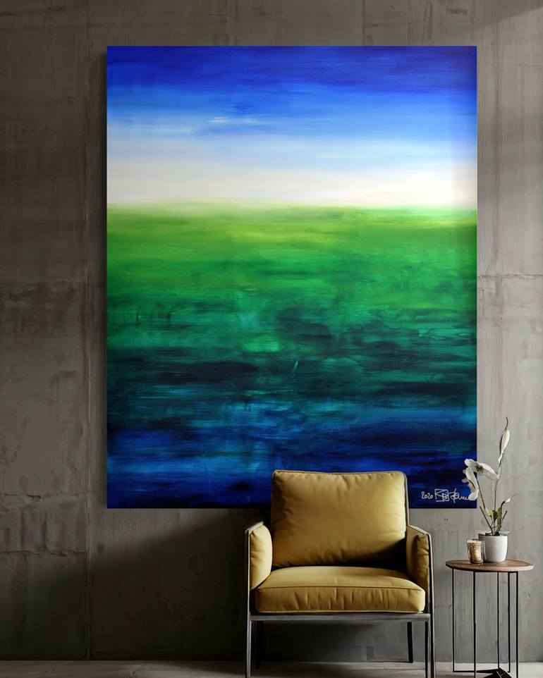 Original Abstract Expressionism Abstract Painting by Christian Bahr