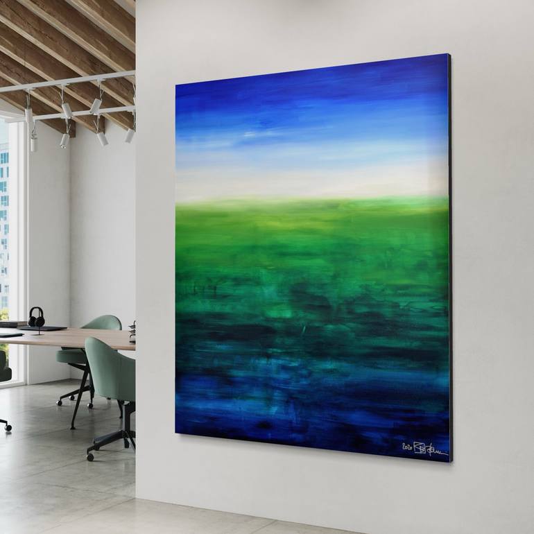 Original Abstract Expressionism Abstract Painting by Christian Bahr