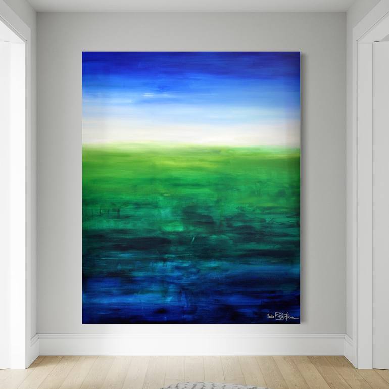 Original Abstract Expressionism Abstract Painting by Christian Bahr