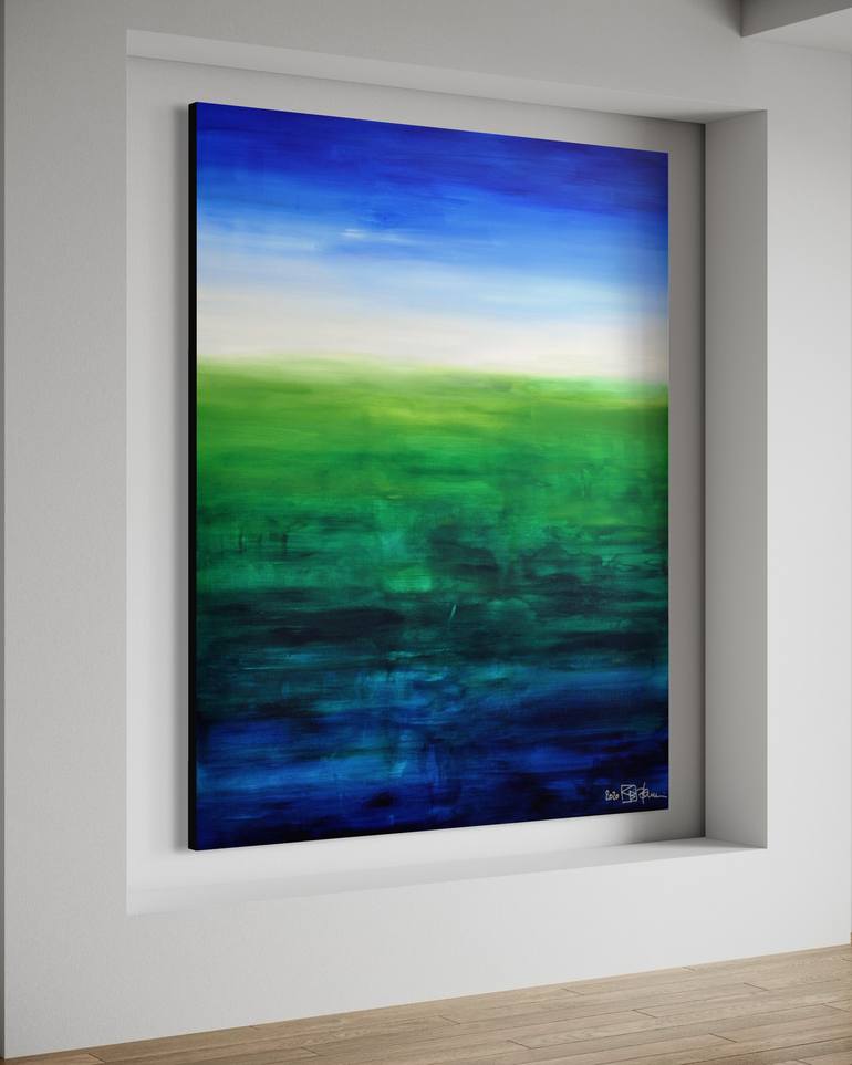 Original Abstract Expressionism Abstract Painting by Christian Bahr