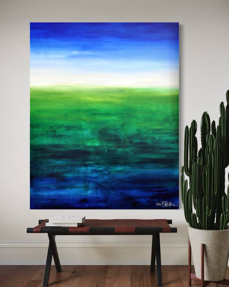 Original Abstract Expressionism Abstract Painting by Christian Bahr