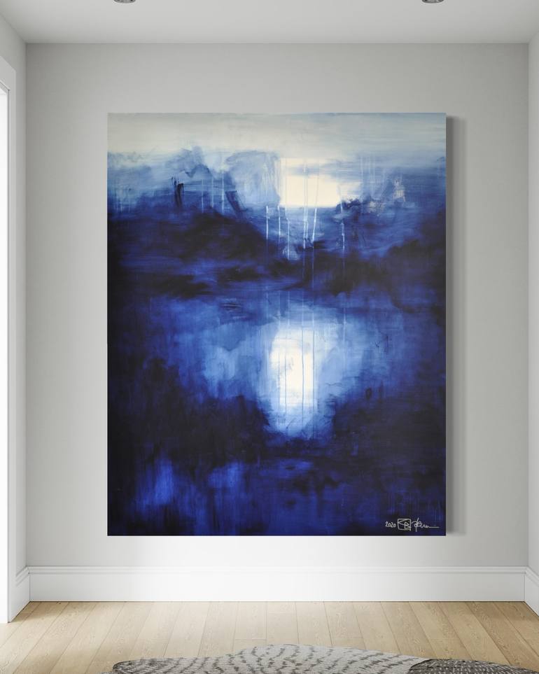 Original Abstract Expressionism Abstract Painting by Christian Bahr