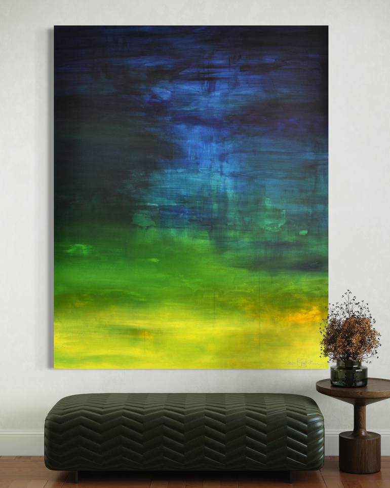 Original Abstract Expressionism Abstract Painting by Christian Bahr