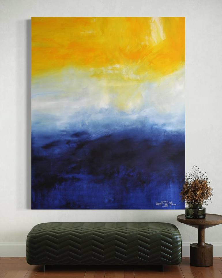 Original Abstract Expressionism Abstract Painting by Christian Bahr