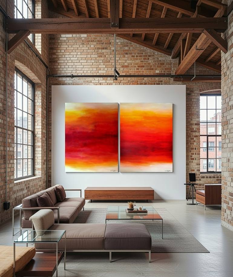 Original Abstract Expressionism Abstract Painting by Christian Bahr