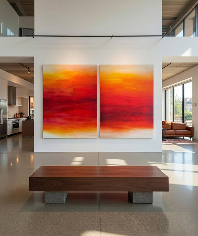 Original Abstract Expressionism Abstract Painting by Christian Bahr