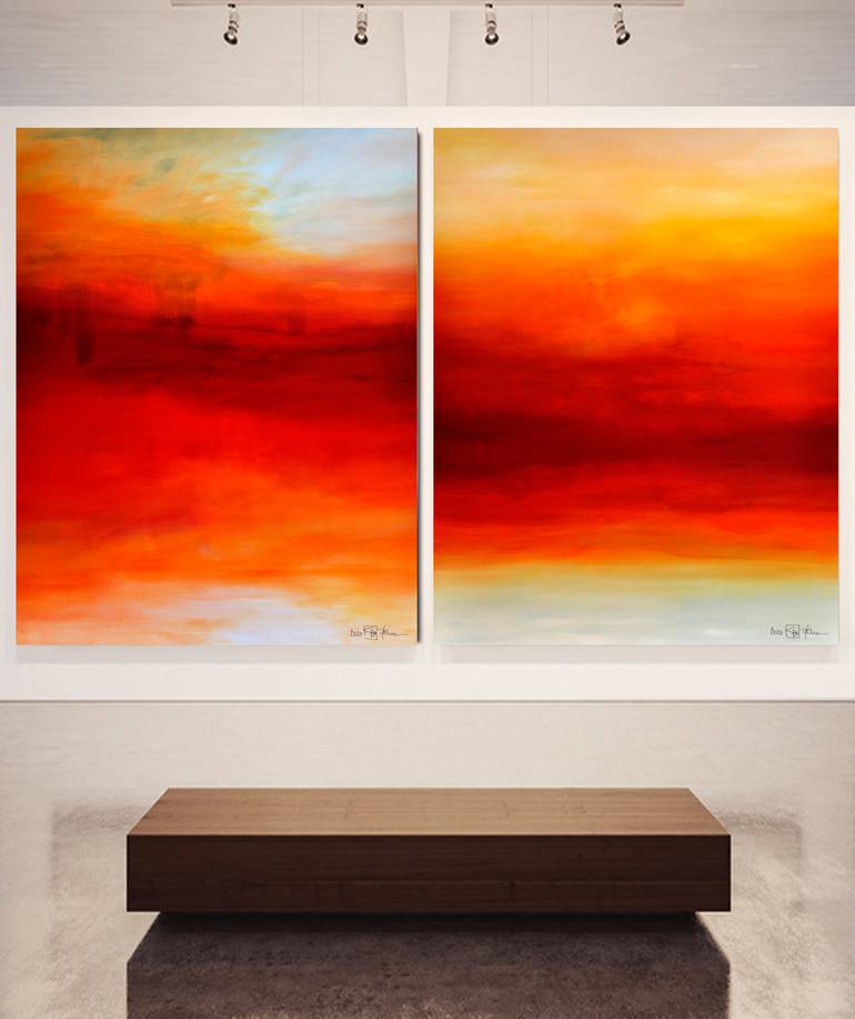 Original Abstract Expressionism Abstract Painting by Christian Bahr