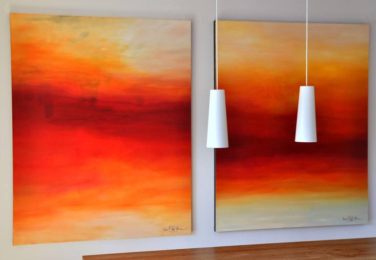 Original Abstract Expressionism Abstract Painting by Christian Bahr