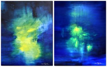 THE FRAGILE LIGHT OF SPRING (diptych) thumb