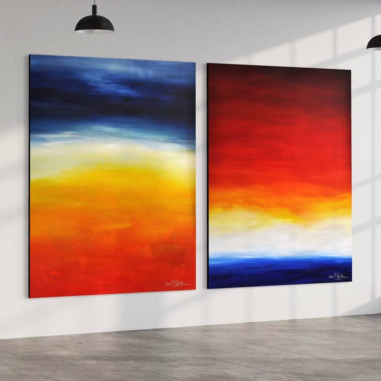 Original Abstract Expressionism Abstract Painting by Christian Bahr