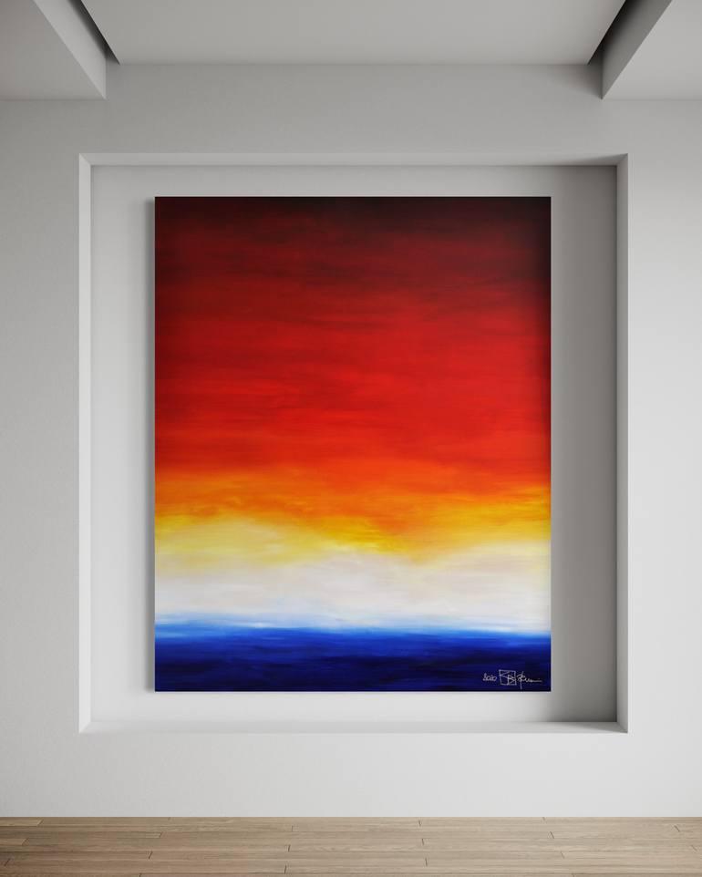 Original Abstract Expressionism Abstract Painting by Christian Bahr