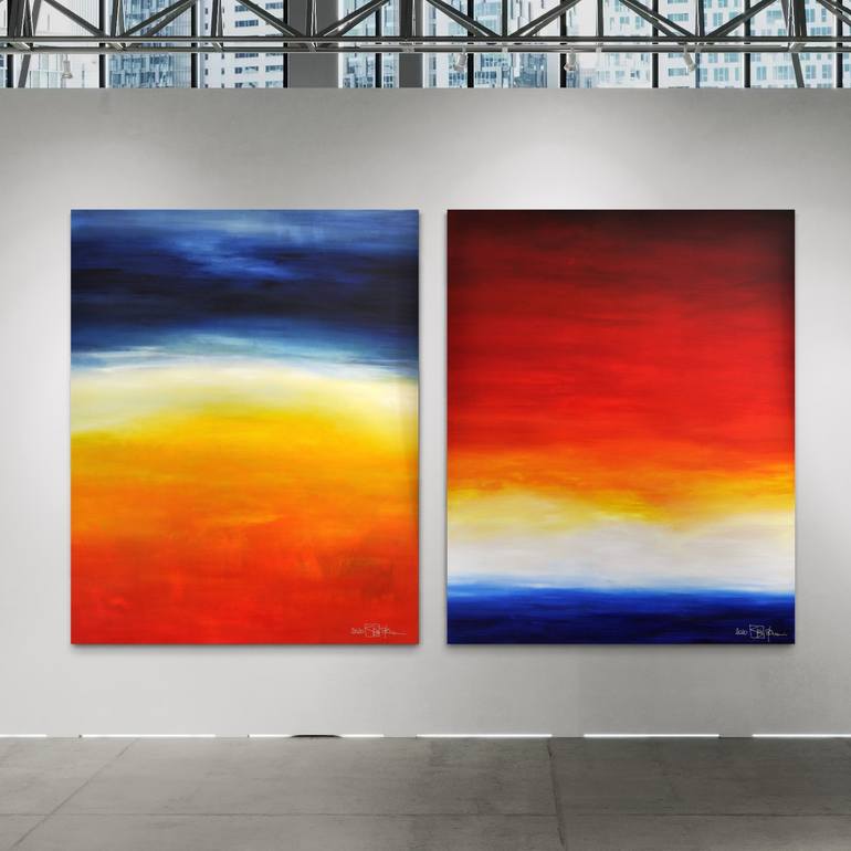 Original Abstract Expressionism Abstract Painting by Christian Bahr