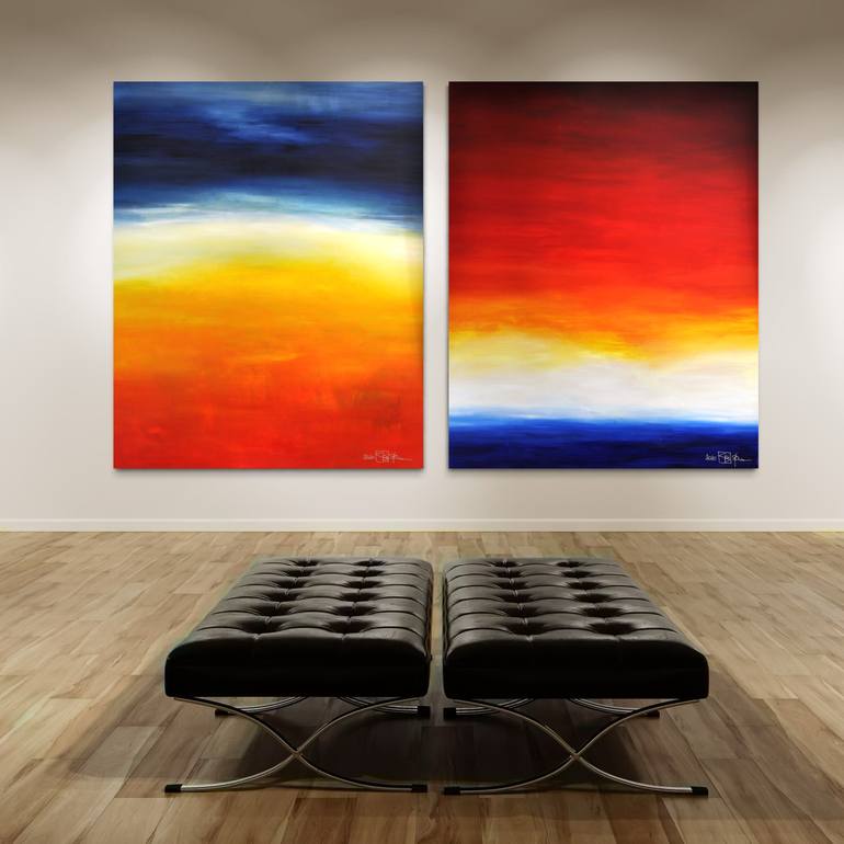 Original Abstract Expressionism Abstract Painting by Christian Bahr