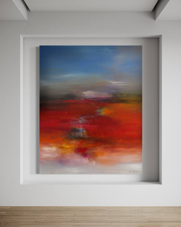 Original Abstract Expressionism Abstract Painting by Christian Bahr