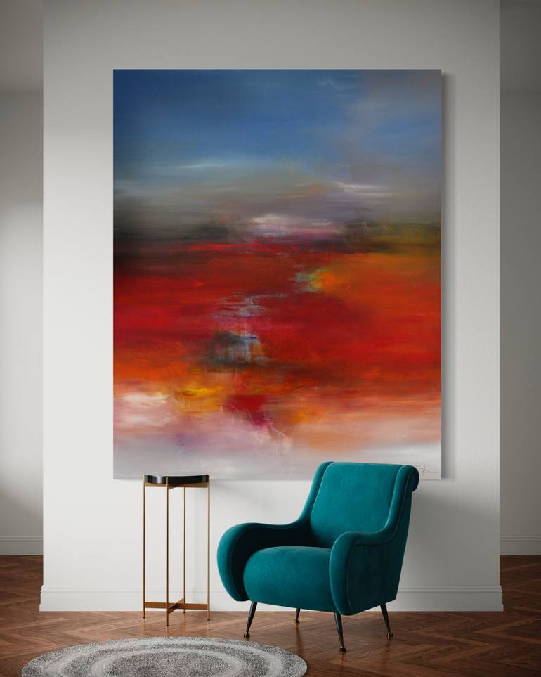 Original Abstract Expressionism Abstract Painting by Christian Bahr