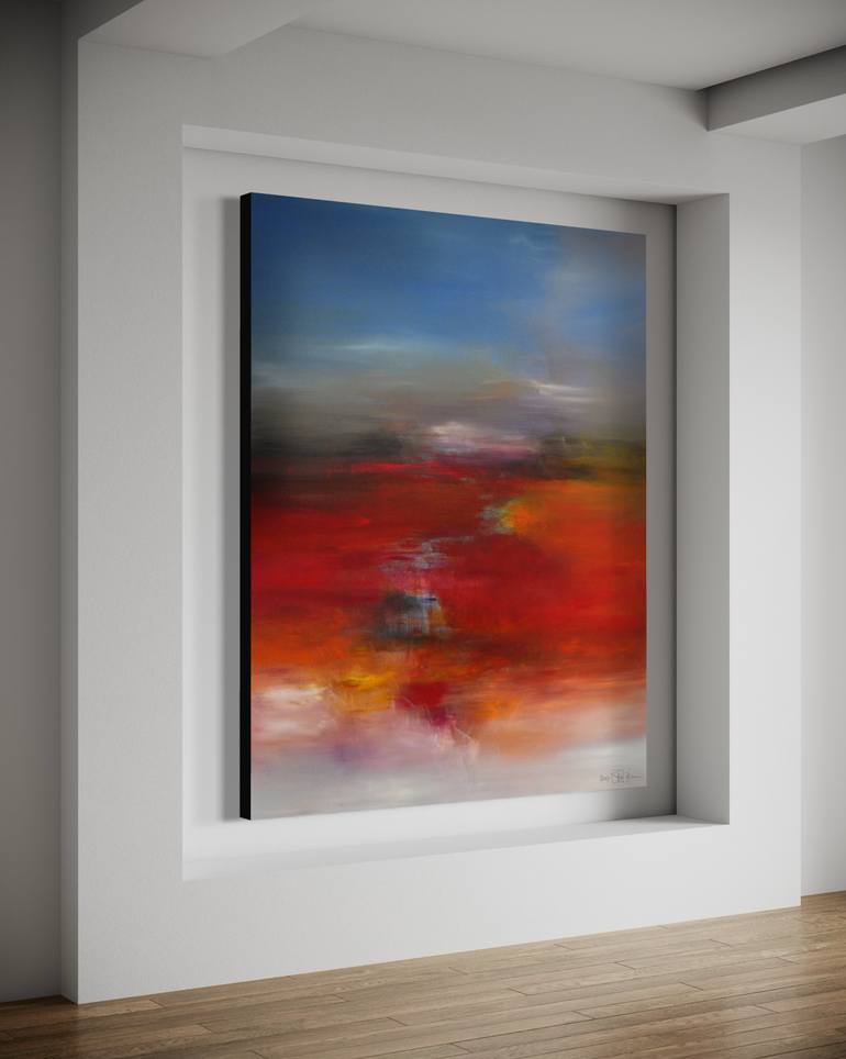 Original Abstract Expressionism Abstract Painting by Christian Bahr