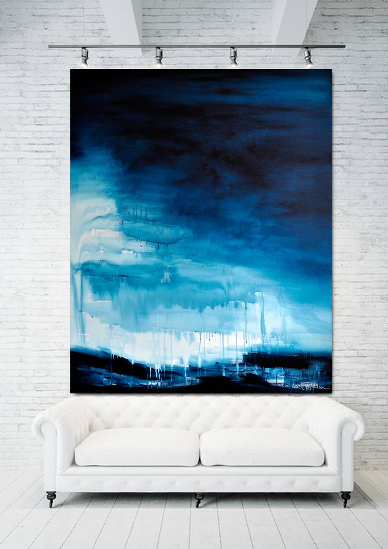 Original Abstract Expressionism Abstract Painting by Christian Bahr