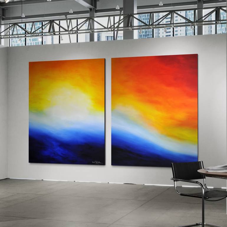 Original Abstract Expressionism Abstract Painting by Christian Bahr