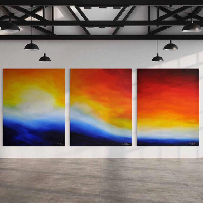 Original Abstract Expressionism Abstract Painting by Christian Bahr