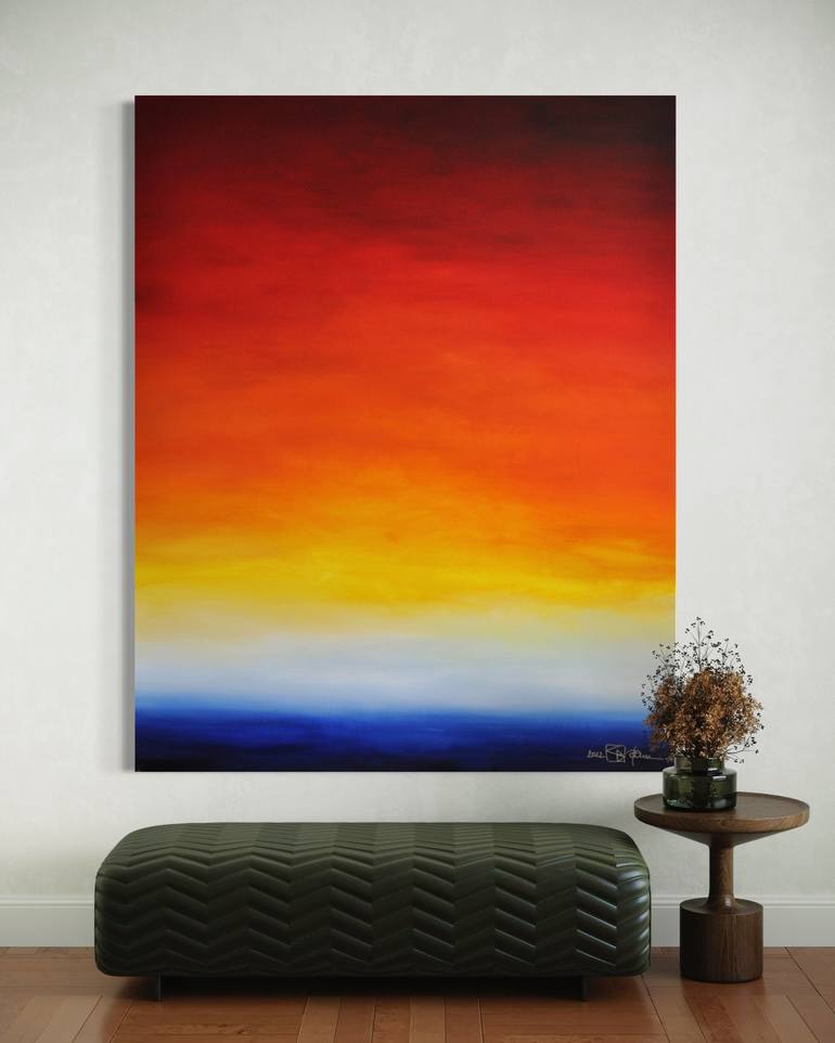 Original Abstract Expressionism Abstract Painting by Christian Bahr