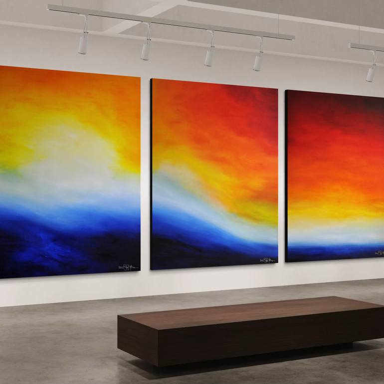 Original Abstract Expressionism Abstract Painting by Christian Bahr