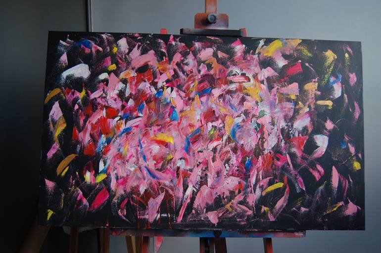 Original Abstract Painting by Mafo Souza