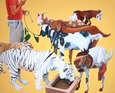 Print of Animal Paintings by feroz khan