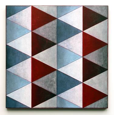 Original Abstract Geometric Paintings by Katja Eminusk Ebert-Kruedener