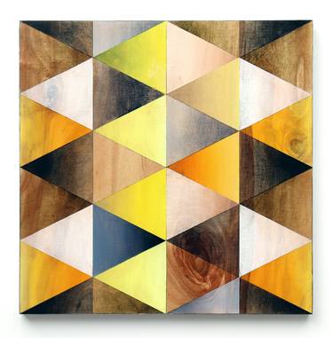 Original Abstract Geometric Paintings by Katja Eminusk Ebert-Kruedener