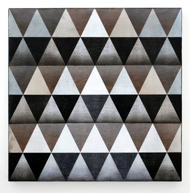 Original Abstract Geometric Paintings by Katja Eminusk Ebert-Kruedener