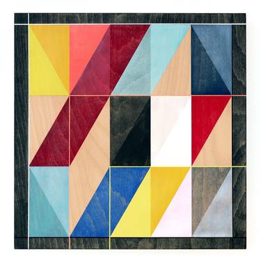 Print of Abstract Geometric Paintings by Katja Eminusk Ebert-Kruedener