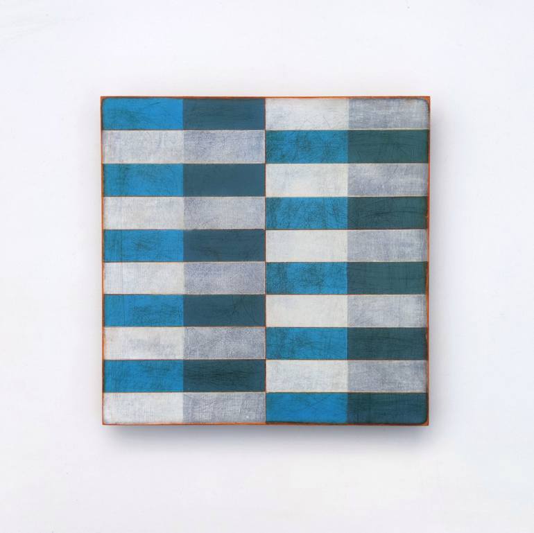 Original Minimalism Geometric Paintings by Katja Eminusk Ebert-Kruedener